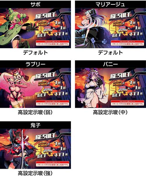 スマスロ賞金首　AT終了画面