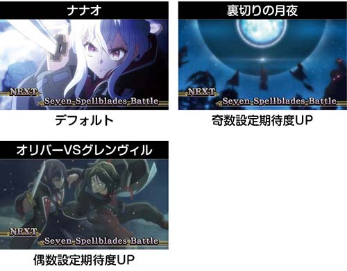 スマスロ七つの魔剣　プロローグボーナス終了画面