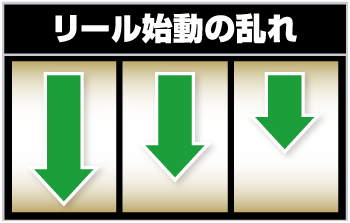 Lバイオハザード5_リール始動時の乱れ