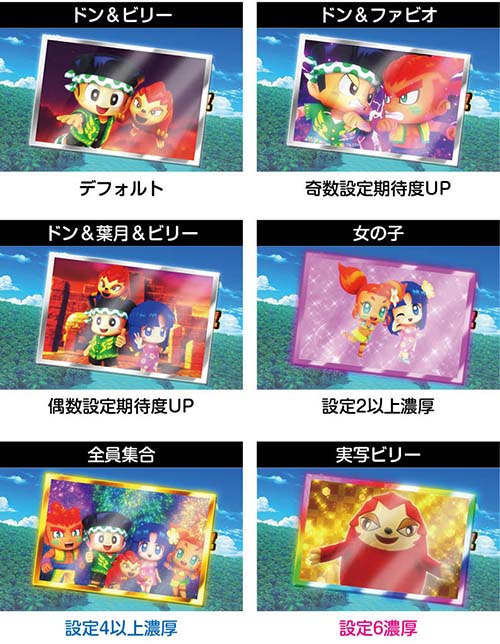 スマスロ緑ドン　ボーナス終了画面の示唆