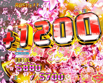 RUSH中の大当り