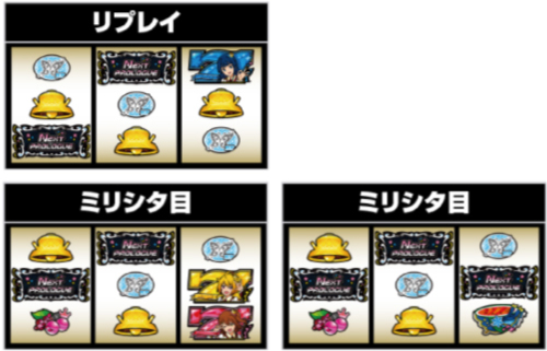 スマスロ アイドルマスター ミリオンライブ！ ネクストプロローグ_中押し手順③