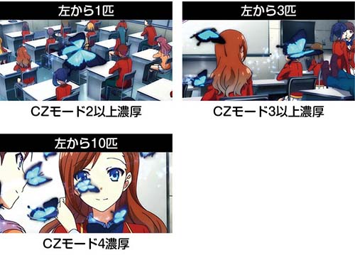 スマスロよう実　左から蝶々