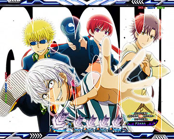 グループシルエット図柄停止予告