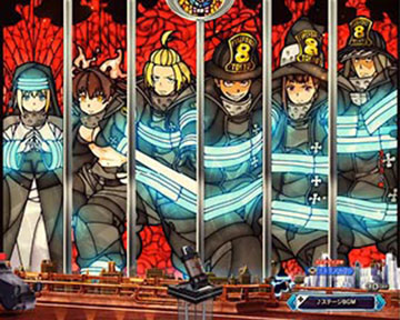 ステンドグラスシルエット予告