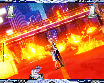 背景炎上＋打ち止め(ラストオーダー)