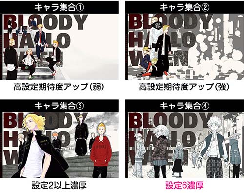 セット開始画面の設定示唆