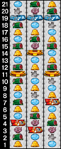 ヤッターマン・リール配列