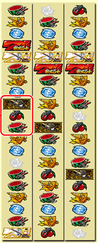 戦国乙女2・リール配列