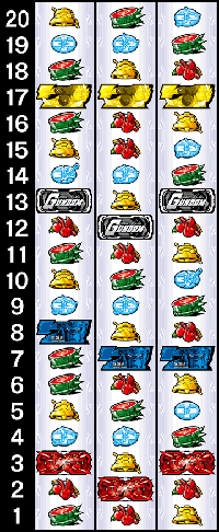 ガンダム覚醒・リール配列