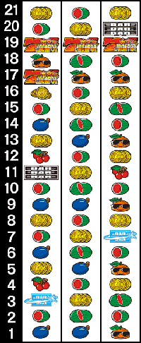 ジャックポットのリール