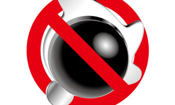 ハンドル固定禁止