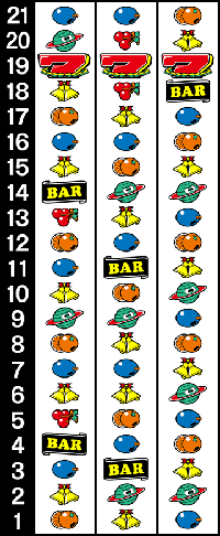 スーパープラネットDX・リール配列