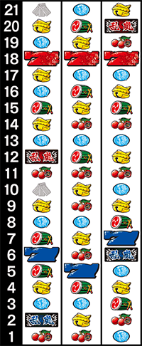 乱嵐エイサー30・リール配列