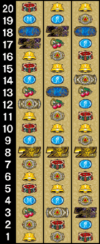 牙狼守りし者・リール配列