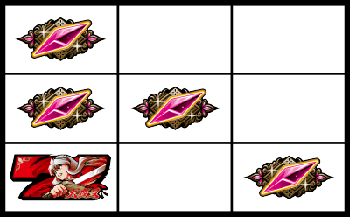 右下がりかけら揃い