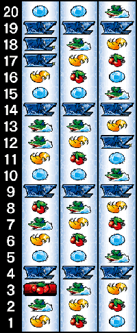 モンキーターン3・リール配列