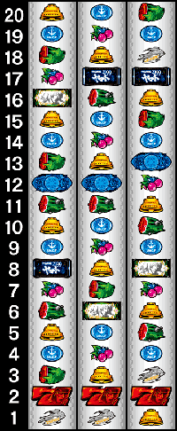 宇宙戦艦ヤマト2199のリール配列