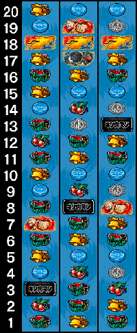 キン肉マン・リール配列