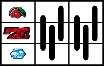 上段にチェリー停止