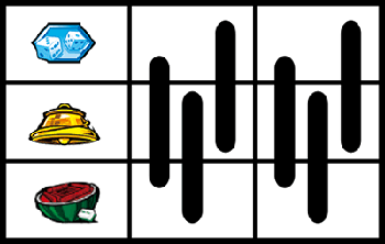 下段にスイカ停止