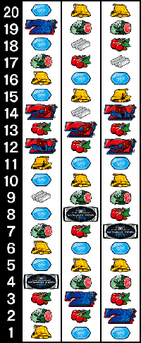 アメイジングスパイダーマン・リール配列