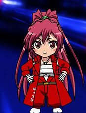 紅き魂は桜の如く ART終了画面・キョウコ