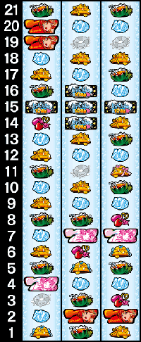 トロピカルKISS・スウィートverリール配列