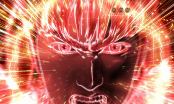 リーチ最後の慶次フラッシュ